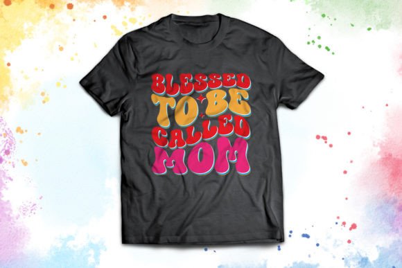 Blessed to Be Called Mom Retro T-Shirt