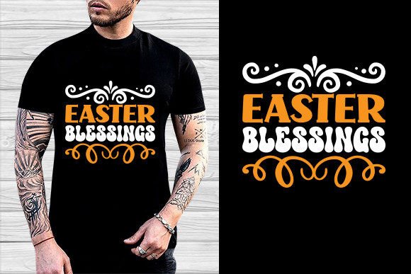 Blessings Easter T-Shirt Design
