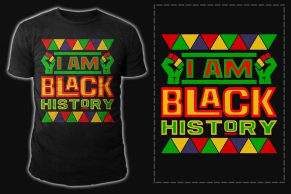 I Am Black History Month Design