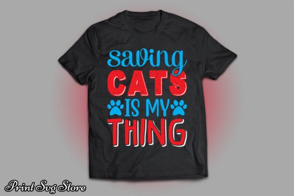 My Thing Cat Typography T-Shirt Design: Graphics for Authentic Content