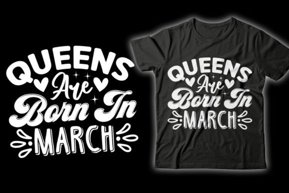 Queens Are Mother’s Day T-Shirt Designs & Graphics