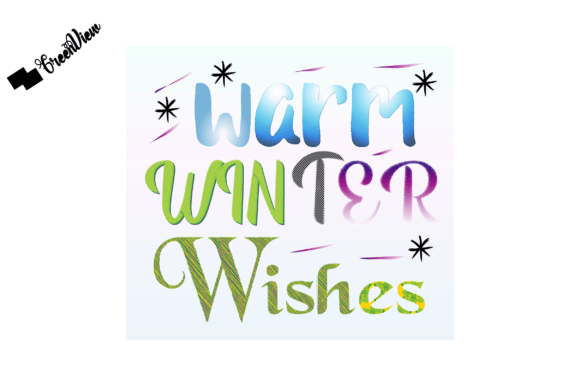 Warm Winter Wishes Graphics for T-Shirt Designs